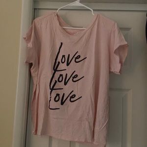 Victoria’s Secret pink pajama shirt